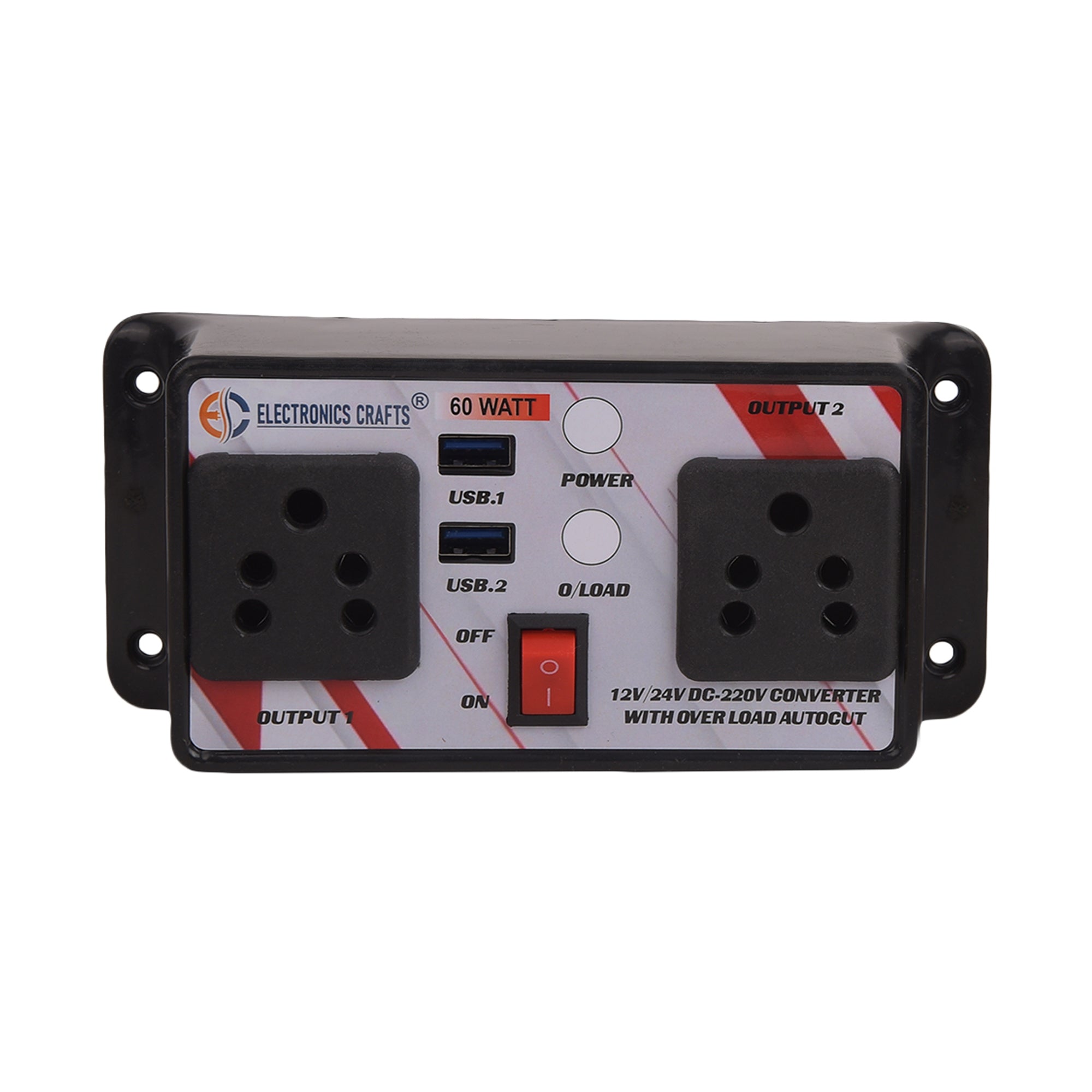 60 watt dc to ac converter 2 usb